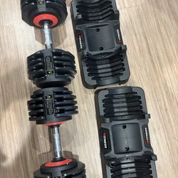 110LB(55lbs*2) Adjustable Dumbbells Set,10 in 1 Quick-Select 10-55lbs Weight Adjustable Dumbbells for Full Body Home Workout