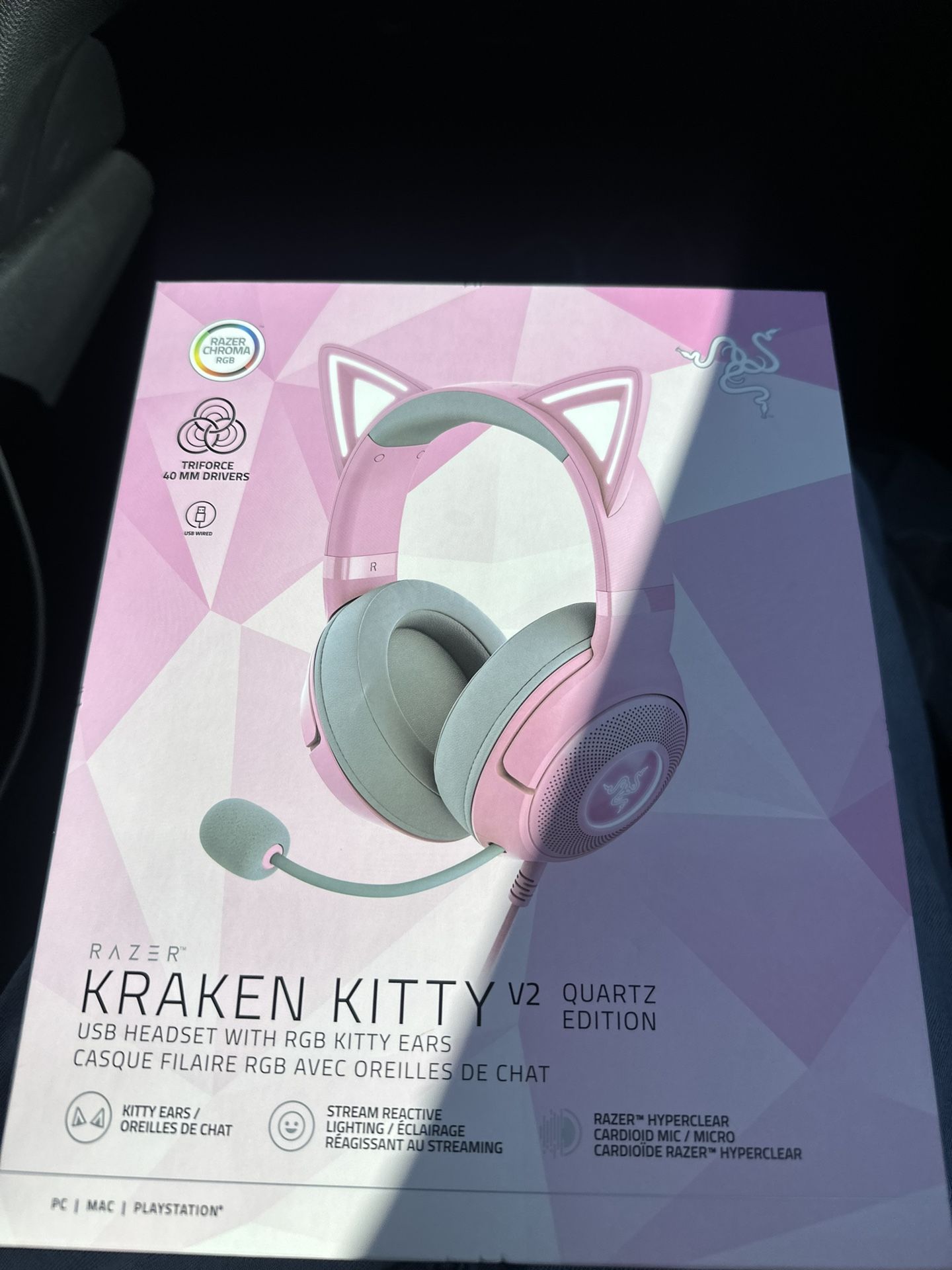 Razer Kraken Kitty V2 Quartz Edition Headset