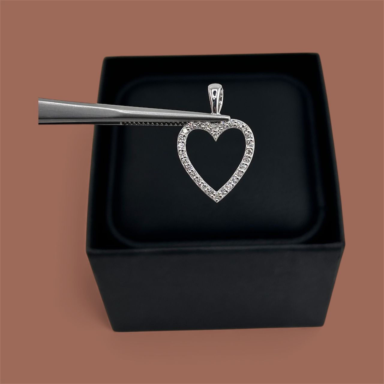 Heart Shape Lab Grown Diamond Pendant