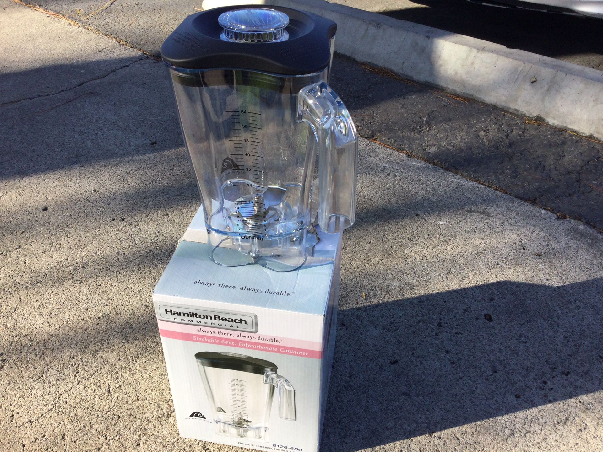 Hamilton Beach Container Polycarbonate New