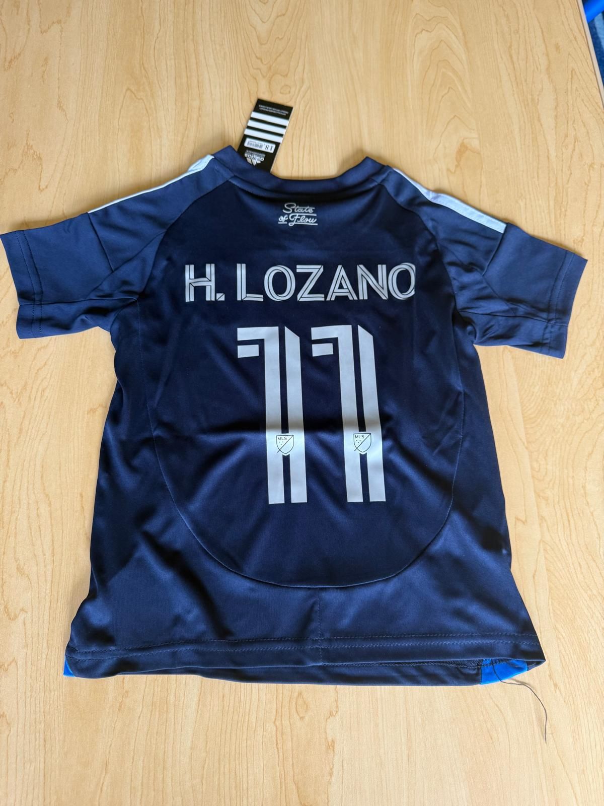 Chuky Lozano #11 San Diego FC Home Jersey Navy 2025 for Kids