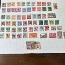 Straits Settlements Of Malaysia Group Of 81 Stamps 