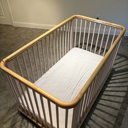 Nestig Cloud Convertible Crib - Rose