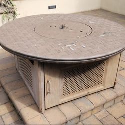 Propane Gas Firepit Table