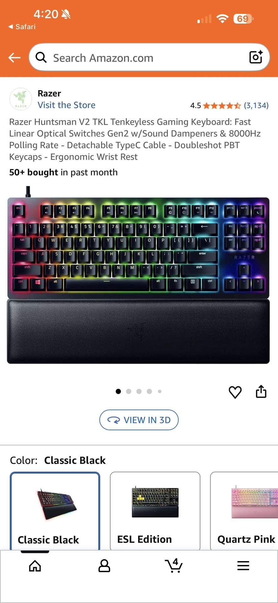 Rzr Huntsman V2 Tenkeyless