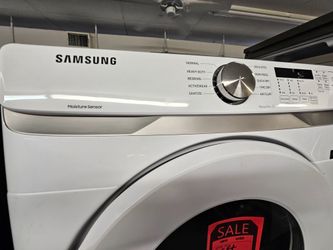 Samsung Electric White Washer and Dryer Set