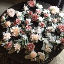 7 RUSTIC CENTER PIECES  BEAUTIFUL DECORATION FOR YOUR  PARTY 