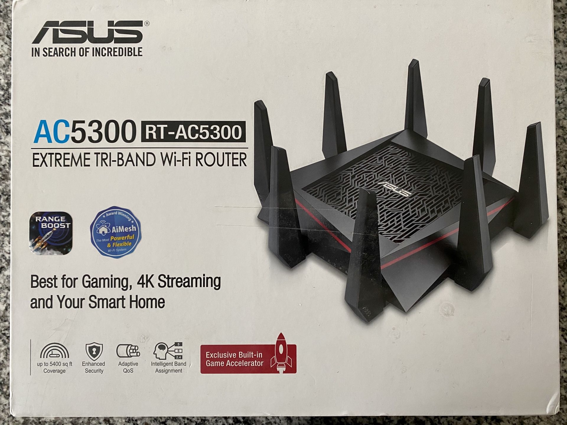 Asus AC5300 tri-band wireless gaming router