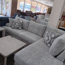 Light Grey Sectional 