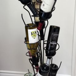 Standing Wine Rack. Custom Made.