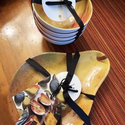 Fall Dishes Trays Bowls