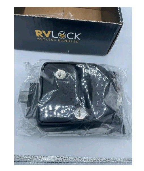 RVLock Key Fob and RH Compact Keyless Entry Keypad, RV/5th Wheel Lock