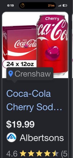 Cherry flavored