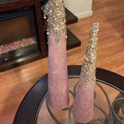2 Pc Cone Pink Color