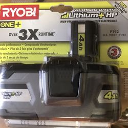 Ryobi 18v 4ah battery
