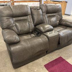 Ashley Leather Electric Recliner- Ready to Pick Up Sunday! 