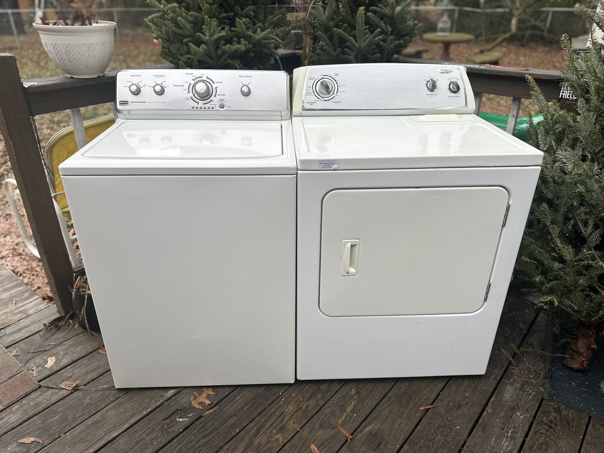 Maytag Washer And Dryer Whirlpool 