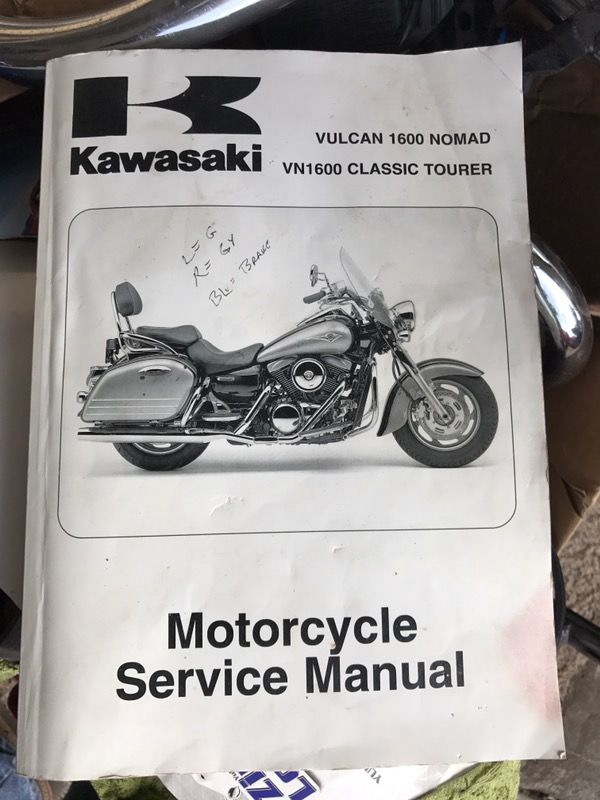 Kawasaki Vulcan Nomad motorcycle service manual.