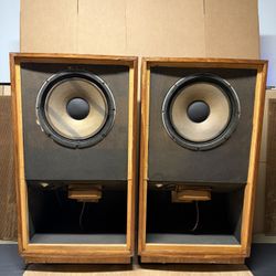 Tannoy Monitor Gold 15 Dual Concentric Speakers & Crossover Windsor Cabinet 