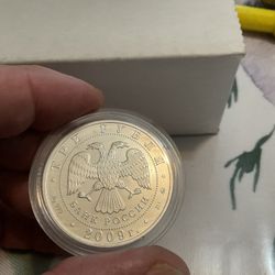 2009 &,2010 RUSSIA St. George the Victorious 1 Oz SILVER coins
