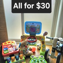 Toys For 1-year-old: Vtech,Fisher-price,Tricycle and More