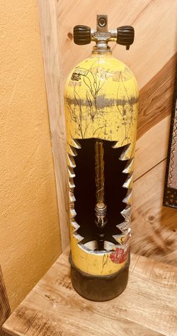 Custom Scuba Tank Lamp