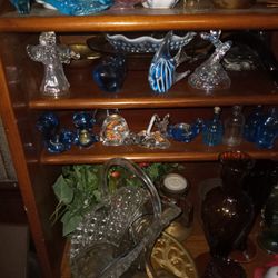 Vintage Glass Animals .bottles . Angel
