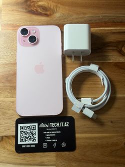 📱 iPhone 15 | 128GB | Pink | Cricket Only