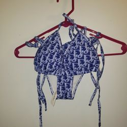 NWT Bikini
Size:5/6 (small)
Top fits up to 34
Bottom  fits up to 30 waist