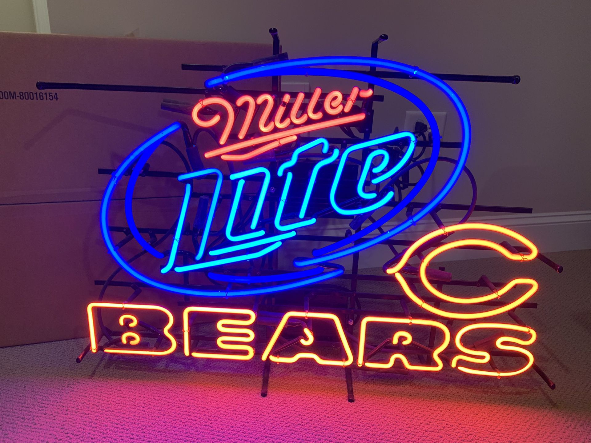 Miller Lite Bears Neon