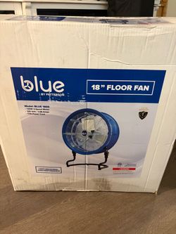 Blue by Patterson 18" Floor Fan