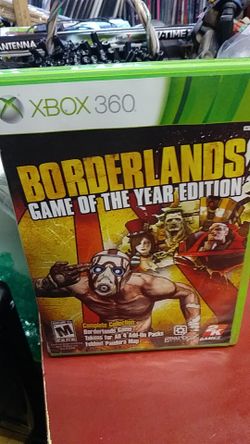 XBOX 360 BORDERLANDS GAME OF THE YEAR
