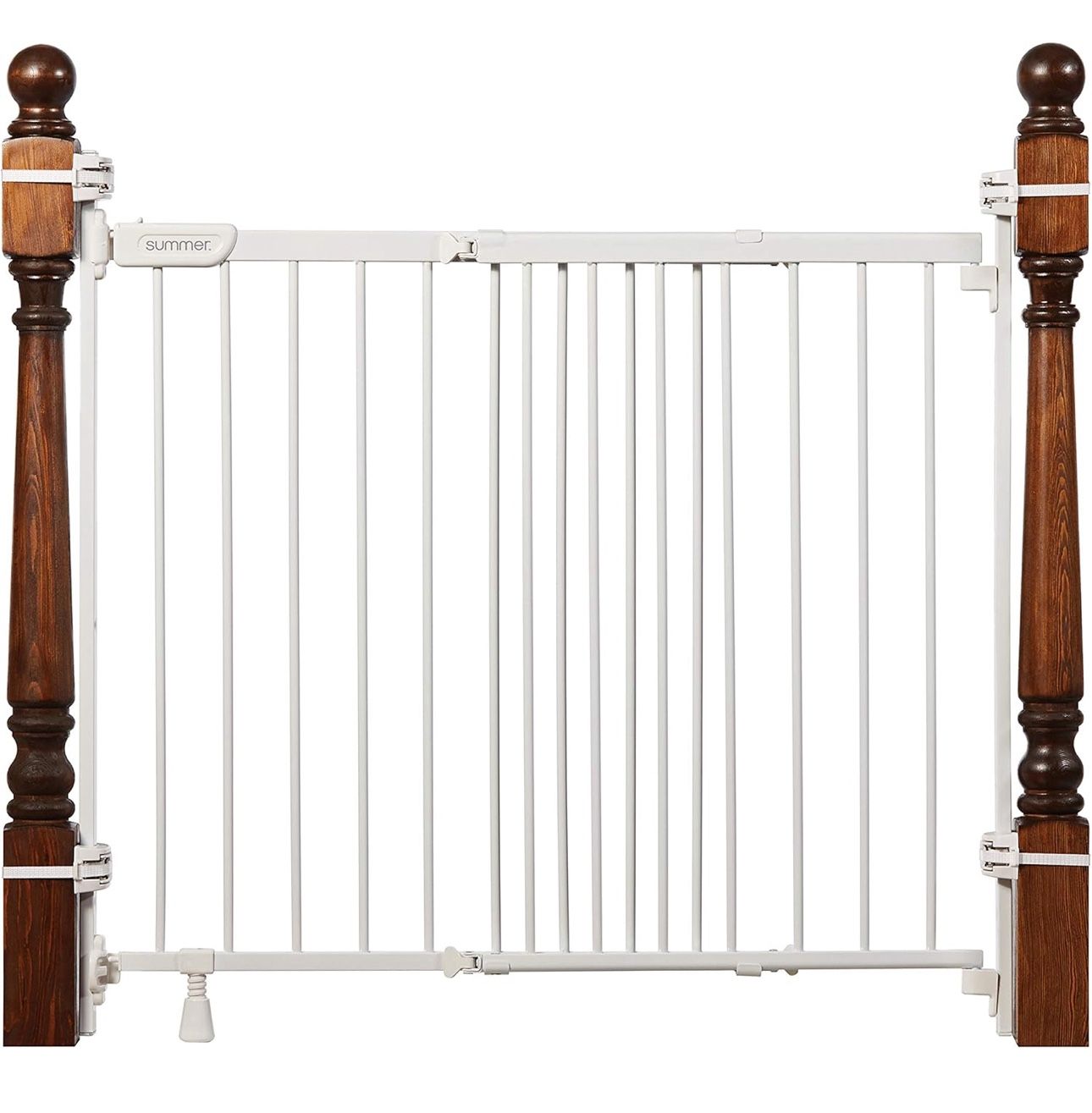 Summer Infant Metal Banister & Stair Safety Pet and Baby Gate White