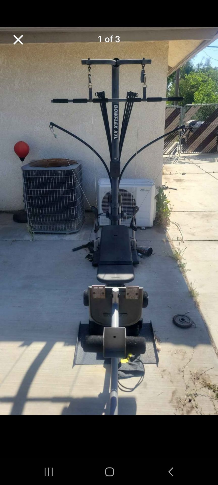 Bowflex workout equipment