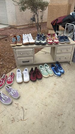 Mixed Lot of Used Sneakers – 10 Pairs