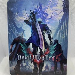 Devil May Cry 5 Custom made MetalPak/Steelbook Case only for PS4/PS5/Xbox (No Game) New
