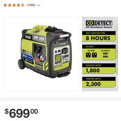 Ryobi 2300w Generator 