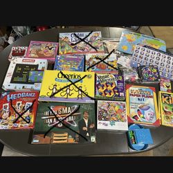 Huge Lot Kids Board Games Puzzles Card Game Educational Placemats Fun Toys / Gifts!