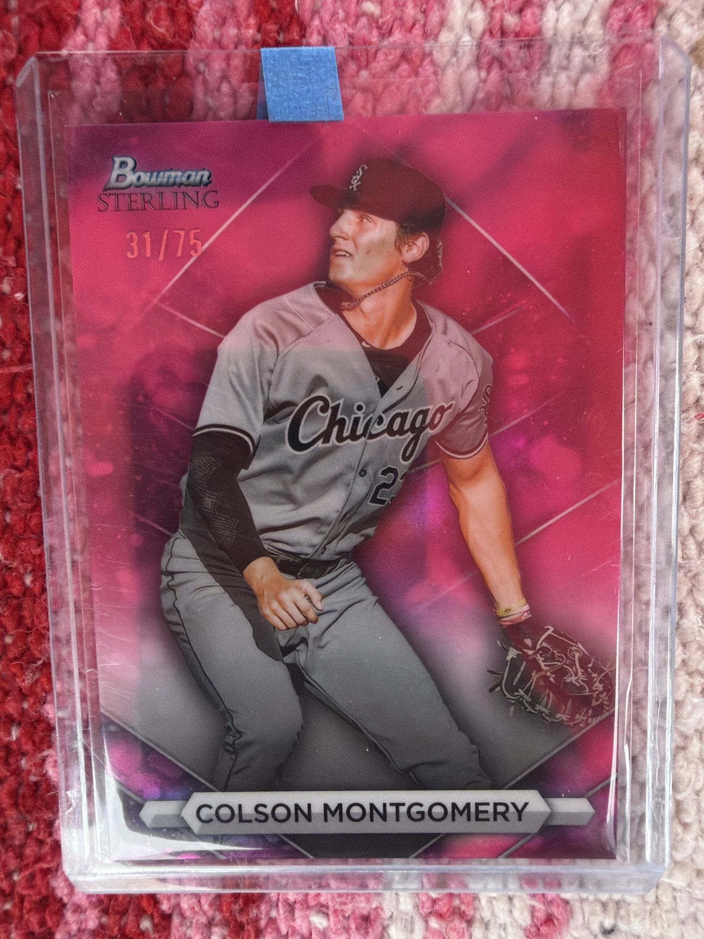 🔥 2023 Bowman Sterling Colson Montgomery Magenta Refractor #31/75 – Chicago White Sox 🔥
