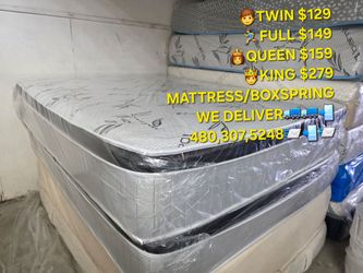 Twin mattress and box spring new in factory package