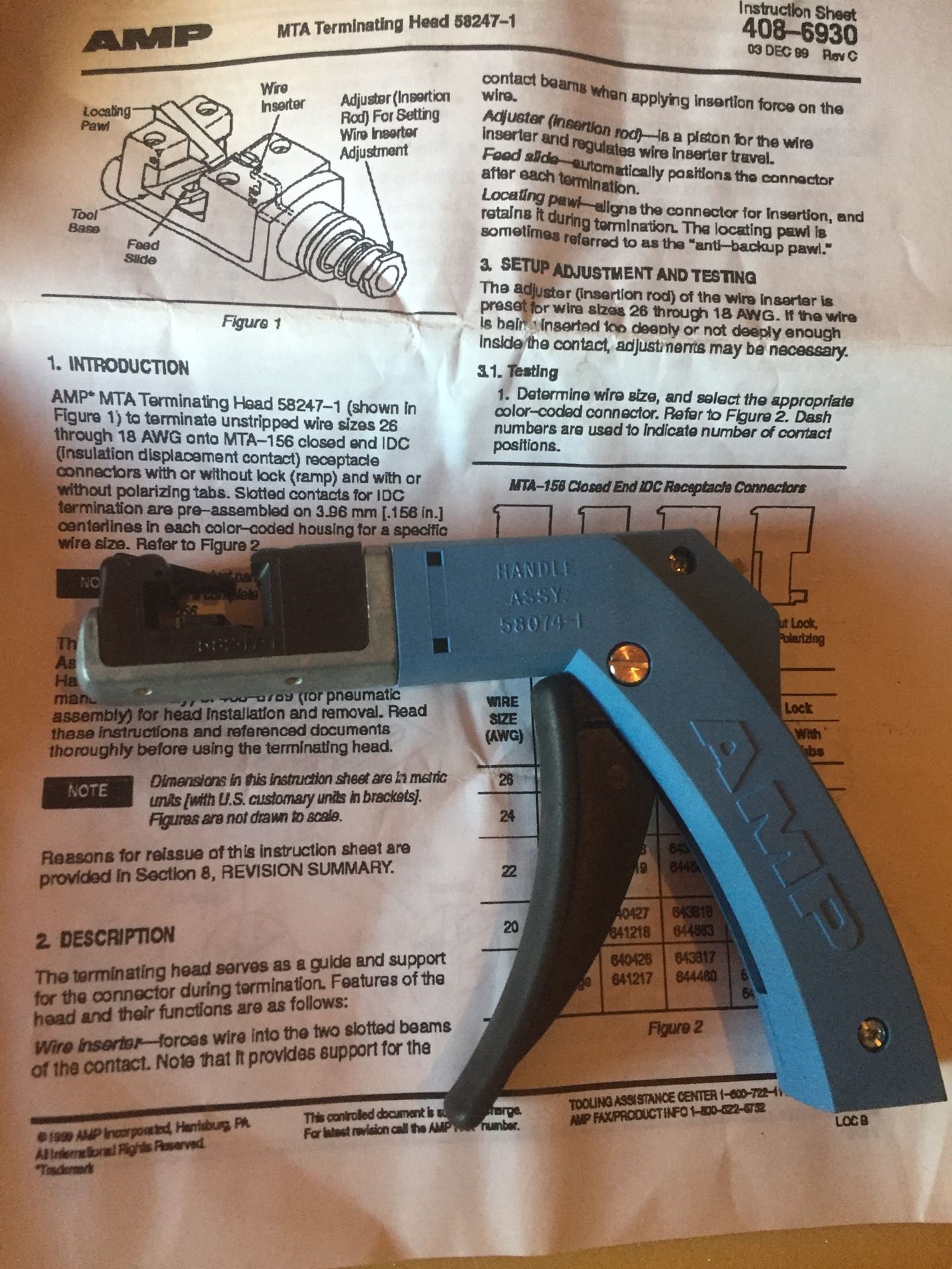 AMP - MTA Terminating Head 58247-1