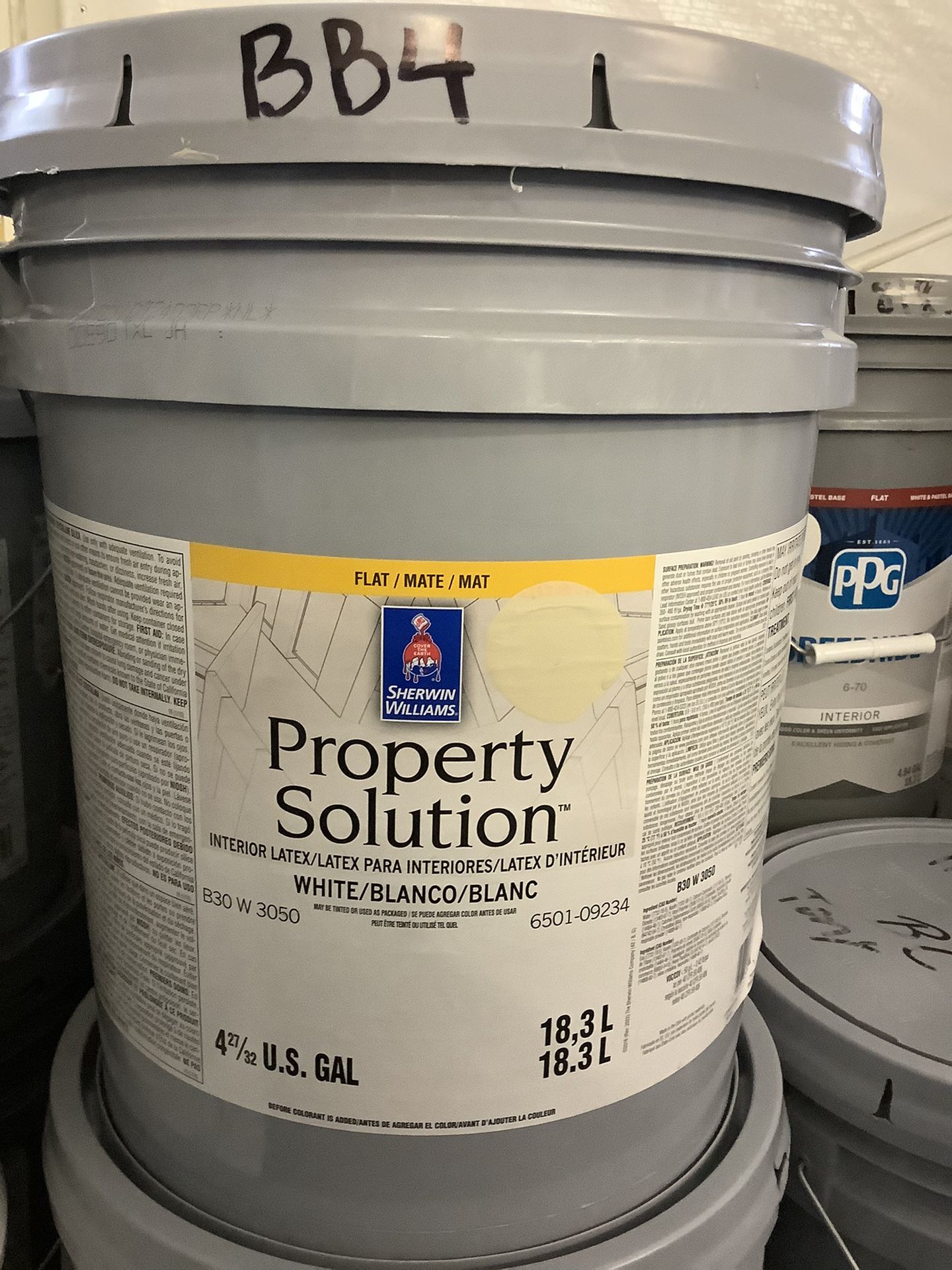 20 Gallons Of Interior Paint (Chopstick)