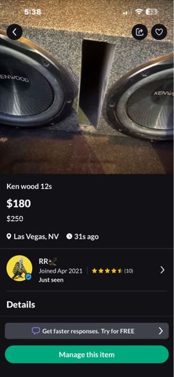 Kenwood 12-Inch Subwoofer