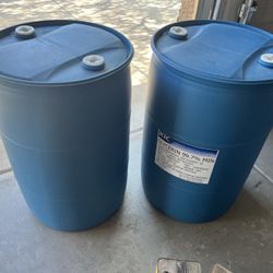 55 Gallon Water Drums