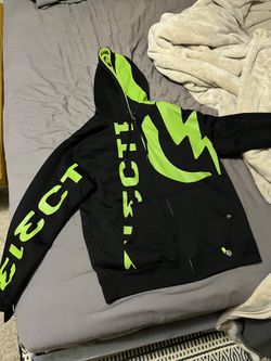 Electric Hooded Zip up Sweatshirt