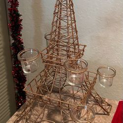 Eiffel Tower Candle Holder 