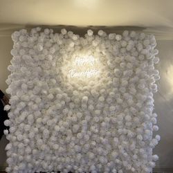Flower Wall Backdrop 8x8