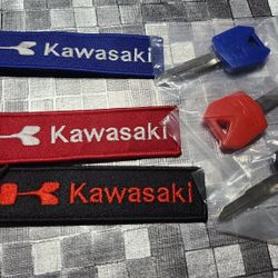 3 Kawasaki Motorcycle Blank Key Replacement