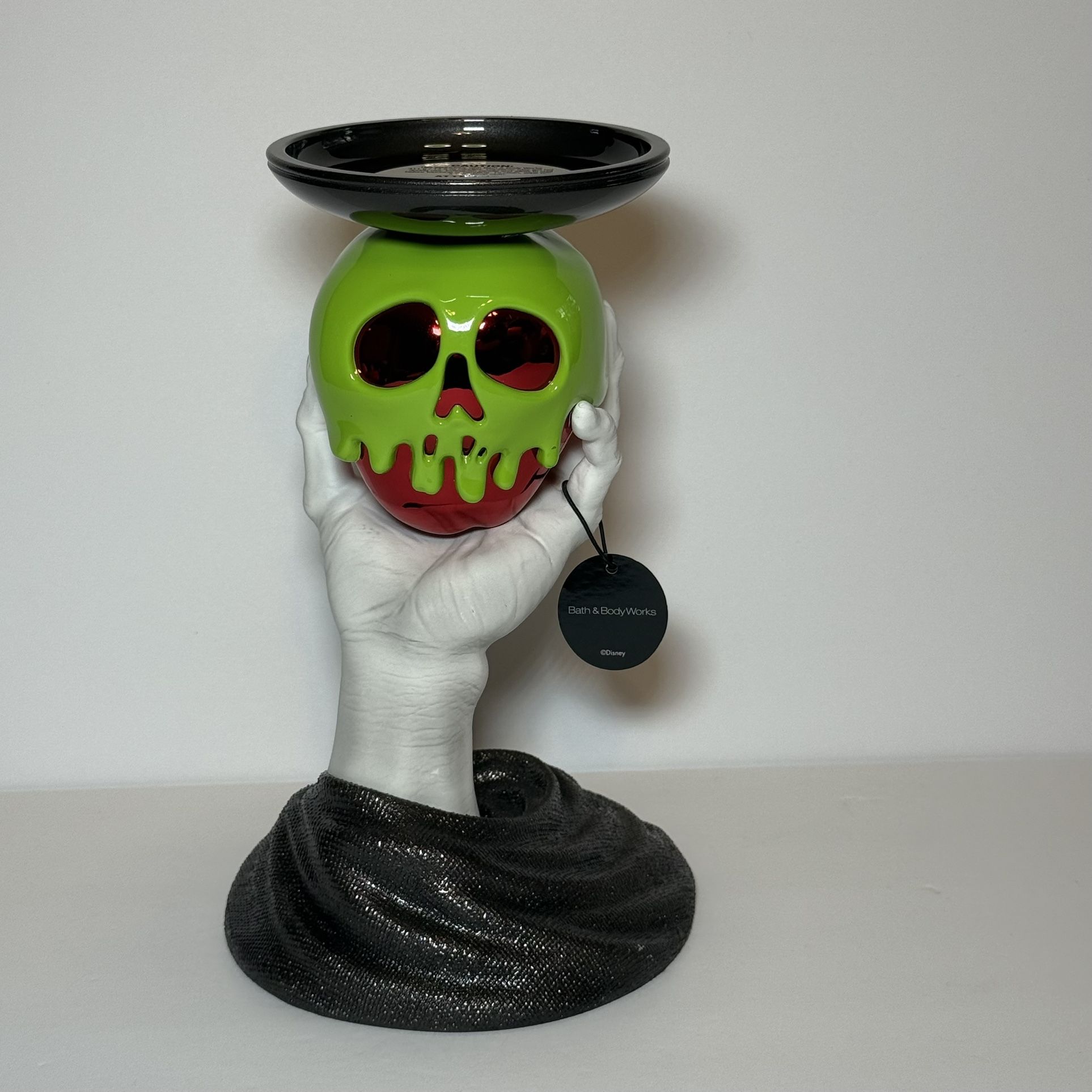Bath and Body Works Disney Villains Evil Queen Poison Apple 3 Wick Candle Holder