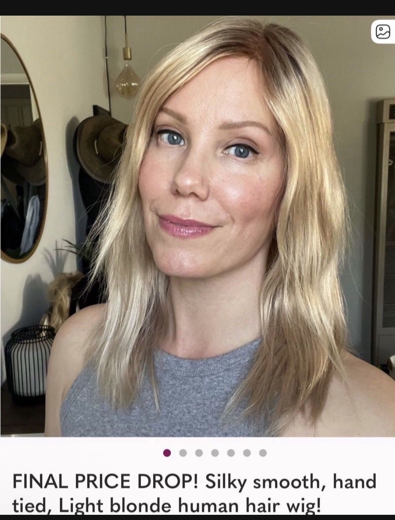 Wig Natural Hair Human 100% New